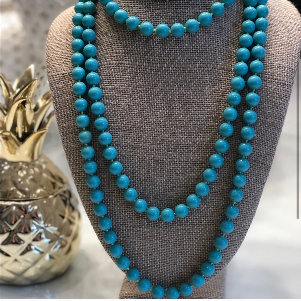 ::Stella & Dot Retired Turquoise LaCoco Necklace - Picture 6 of 7